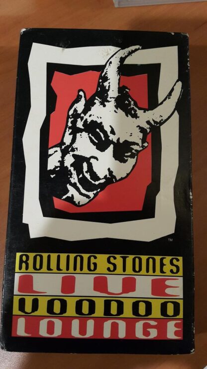 Rolling Stones Live - Voodoo Lounge VHS cassette 1994