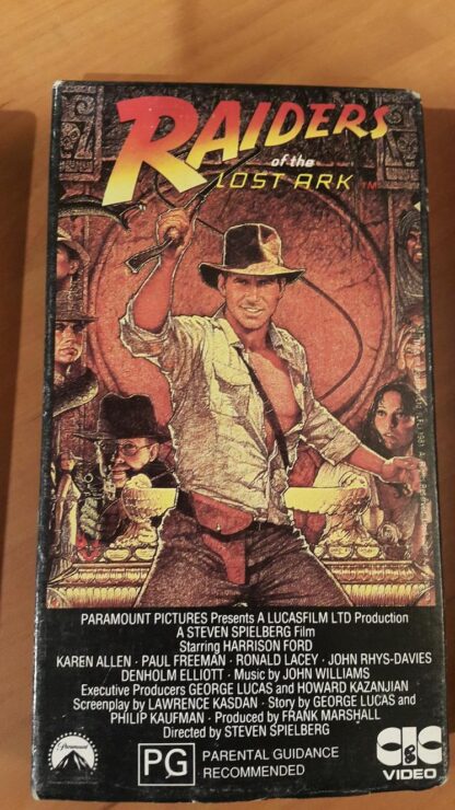 Raiders of the Lost Ark - VHS cassette 1989