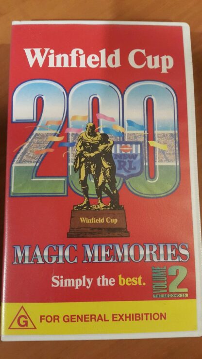 NSW Rugby League (NRL) Winfield Cup 200 Magic Memories Volume 2- VHS cassette