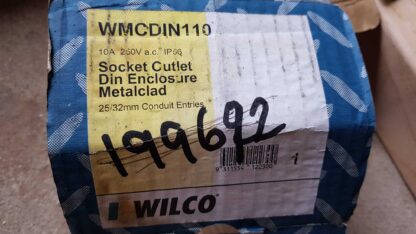 WILCO METALCLAD Surface DIN Socket Outlet WMCDIN110 - Image 2